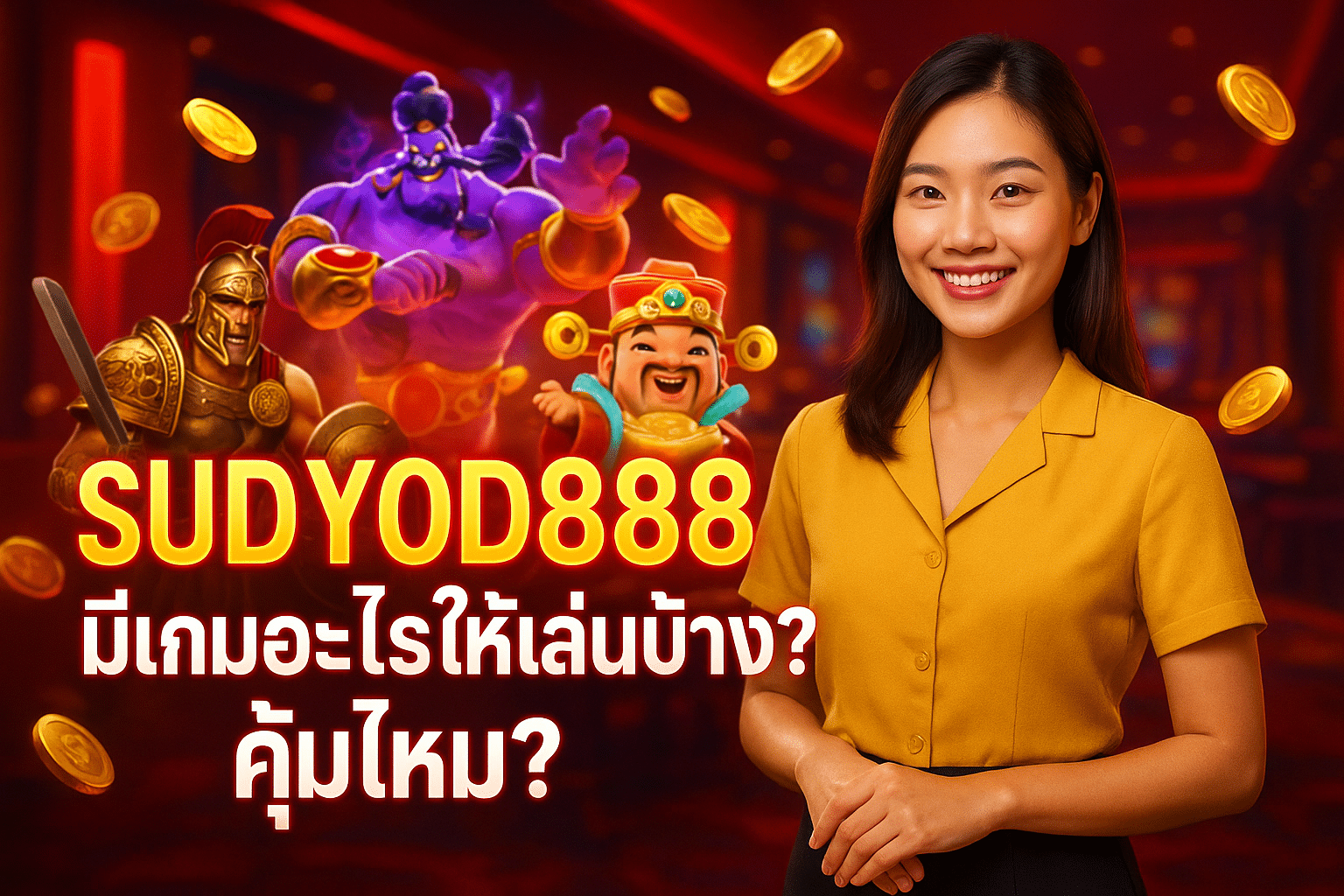 SUDYOD888 มีเกมอะไรให้เล่นบ้าง? คุ้มไหม?